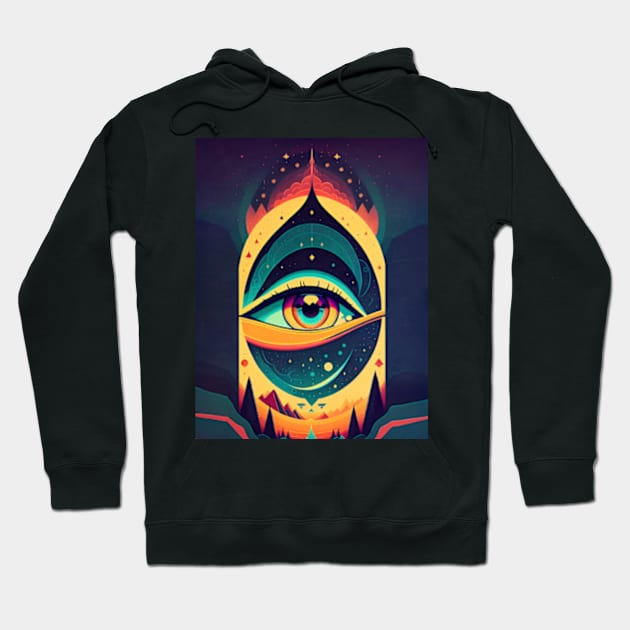 Eye of Providence Hoodie by ArtFactoryAI